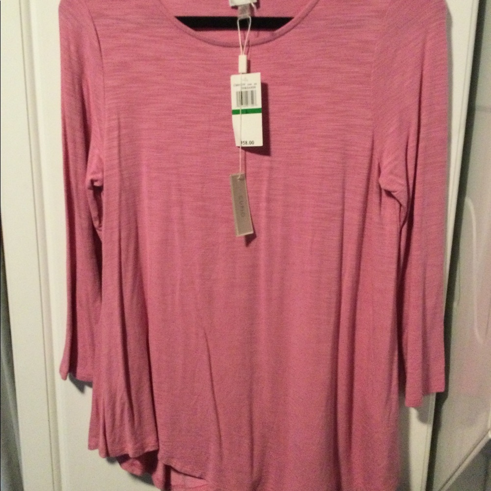 NWT Cupid Pink Sands Top L